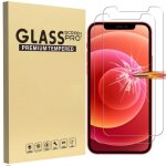 [2 pc] protecteur d�cran iphone 12 mini verre tremp� film de protection vitre tactile anti - poussiere ...