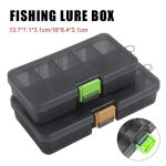 2 pcs bo�te � outils de p�che transparente pour p�che - accessoires de p�che - pour ranger les leurres ...