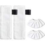 2 pcs chiffon de nettoyage 2 pcs housse en tissu pour karcher easyfix sc2 sc3 sc4 sc5 nettoyeur vapeur ...