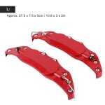 2 pcs couvercles détrier de frein À disque universels de voiture gauche & droite pour brembo style(l ... 2 pcs couvercles détrier de frein À disque universels de voiture gauche & droite pour brembo style(l ...