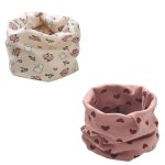 2 pcs echarpes pour enfantscharpe cache - cou enfantscharpe bb boucle cache - cou foulards bb filles ...