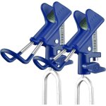 2 pcs supports pour canne � p�che en acier inoxydable porte - canne � p�che au sol � 360 degr�s ajustable ...