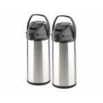 Pichet isotherme - rosenstein & sohne - 5 l - acier inoxydable - double paroi - lot de 2
