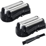 Tte de rasoir de remplacement - pzcc - 32b - compatible braun series 3 - 2 pices - neuf
