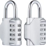 [2 pi�ces] 4 - digit cadenas � combinaison serrure combin�e imperm�abiliser m�tal �tanche et fermoir ...