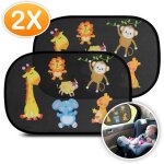 2 pices (animaux) pare - soleil voiture bb pare - soleil auto - adhsifs pour enfants pare soleil ...