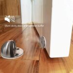 2 pièce butoir de porte inox arrêts de portes adhésif butée deporte magnétique demi - lune pour garder ... 2 pièce butoir de porte inox arrêts de portes adhésif butée deporte magnétique demi - lune pour garder ...