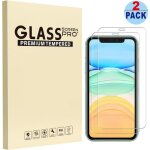 [2 pi�ces] film verre tremp� iphone 11 (6. 1) - protection ecran antichocs