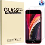 [2 pi�ces] film verre tremp� iphone se (2020) 4. 7 / 2nd generation protection ecran antichocs