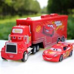 2 pices voitures jouet pixar cars # 95 mcqueen et mack truck model