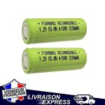 2 pile accu batterie 4 - 5aa 4 - 5 aa 12v 1200mah ni - mh nimh rechargeable