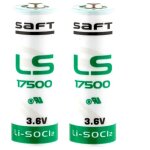 2 piles saft ls17500 au lithium 3. 6v 3600mah