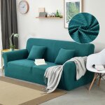 2 place housse de canap lastique extensible pais doux fit cyan