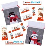 Kinder noel 2 pochons de nol garnis de 40 chocolats kinder schokobons mini bueno country et maxi cadeau ...
