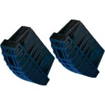 2 sabots de scurit section de 50mm noir - tubesca - comabi - 9007002