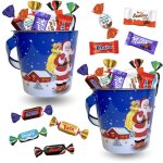 2 seaux de no�l garnis de 20 chocolats milka daim kinder c�l�brations