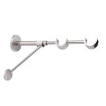 2 supports double jambe de force givre diamtre 20  28 mm