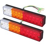 Feux arrire led - universel - 40 led - 12v / 24v - tanche - camion / remorque / caravane