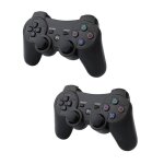 2 x manette sans fil pour sony playstation 3 ps3 - sans fil - batterie - strae game 