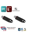 2 x sandisk ultra 16 go cl usb 3. 0