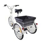 20 8 vitesses tricycle tricycle cruise adulte vélo à 3 roues avec grand panier 20 8 vitesses tricycle tricycle cruise adulte vélo à 3 roues avec grand panier