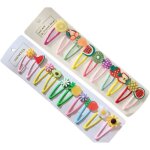 20 barrettes pinces � cheveux d�coratives pour s�ance photo r�ussie de votre enfant ( fruits )