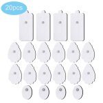20 lectrodes compatibles avec les lectrostimulation ems / tens - accessoires pour lectrostimulateur ...