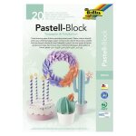 20 feuilles papier � dessin et papier cartonn� a4 130g / 300g couleurs pastel