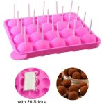 20 formes rondes moule  sucette en silicone moule  gteau en silicone pour cupcake bton fte vacances ...