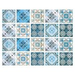 20 pcs stickers de muraux 15x15cm carreaux adhesifs �tanche sticker pour cuisine salle de bains table ...