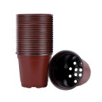 20 pcs universel en plastique l�ger fleur conteneurs de plantes semis pots graines d�marrage pour bureau ...
