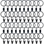 Anneau rideau - anneaux rideaux - anneaux rideaux avec pince - pince rideau - 20pcs pour rideaux diam�tre ...