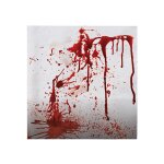 20 serviettes de table jetable papier soif de sang 33cm rouge bordeaux