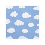 Serviettes en papier - nuage - 20 pi�ces - couleur bleu - jetables - d�coration th�me nuage