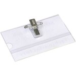 Badges porte - nom - general office - 200 unit�s - avec �pingle et clip - pratique pour foires et congr�s ...