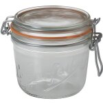 Le parfait 2000614 lot de 6 terrines en verre - 200g - d 70 - transparent