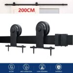 200cm complet de rail pour porte coulissante willonin� ensemble industriel syst�me pour coulissante int�rieur ...