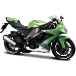 V�hicule miniature - maisto - 2010 kawasaki ninja zx - 10r - die cast 1:12 - vert - collection