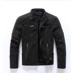 2021 automne hiver hommes veste en cuir pu lh0924oxsjakt16d