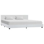 2022 remise - jills cadre de lit blanc similicuir 180x200 cm avec design pratique qualit suprieure ...