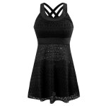 2023 femmes tankini maillots de bain ensembles taille haute � 2 pi�ces bikini ensemble maillot de bain ...