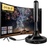 Antenne tv intrieure - 2024 - puissante - longue porte - 360 - amplificateur intgr