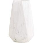 Vase dcoratif - zvd - 20cm - cramique - blanc - design contemporain