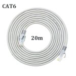 20m cble ethernet cat6 cble rseau plat rj45 haut dbit blind 1gbps 250mhz compatible avec routeur ...