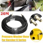 20m pression laveuse tuyau flexible pour karcher k series nettoyeur nettoyage