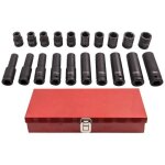 20pcs douilles de cl� � chocs 1 / 2 10 - 11 - 12 - 13 - 14 - 15 - 16 - 17 - 18 - 19 mm longueur 38et78 ...
