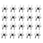 Boutons magnétiques - non spécifié - 20pcs - argent - diamètre 14mm - fermoirs pour sacs Boutons magnétiques - non spécifié - 20pcs - argent - diamètre 14mm - fermoirs pour sacs