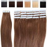 22 extensions de cheveux bande adhésive ruban adhésif ? #06 marron clair ? 55cm - 20pcs - extensions ... 22 extensions de cheveux bande adhésive ruban adhésif ? #06 marron clair ? 55cm - 20pcs - extensions ...