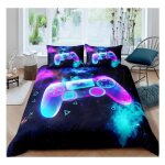 220x240cmjeux pour garons parure de litjeux vido housse de couette modern game controller literie set ...