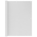 2233new pro� �cran de balcon protection de paravent contemporain anti uv - brise vue renforc� blanc 120x500 ...